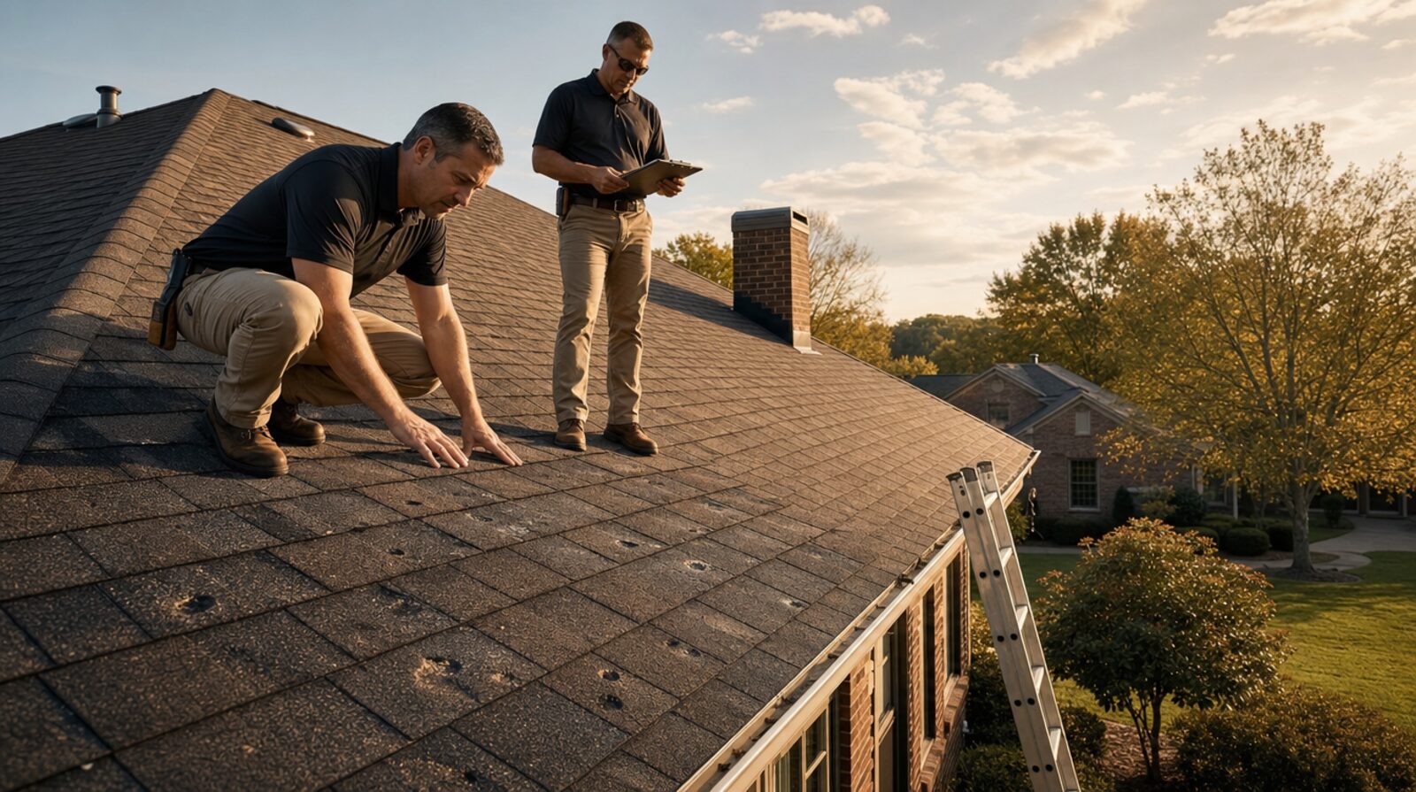 How to Safely Inspect Your Roof After a Triad Hail Storm