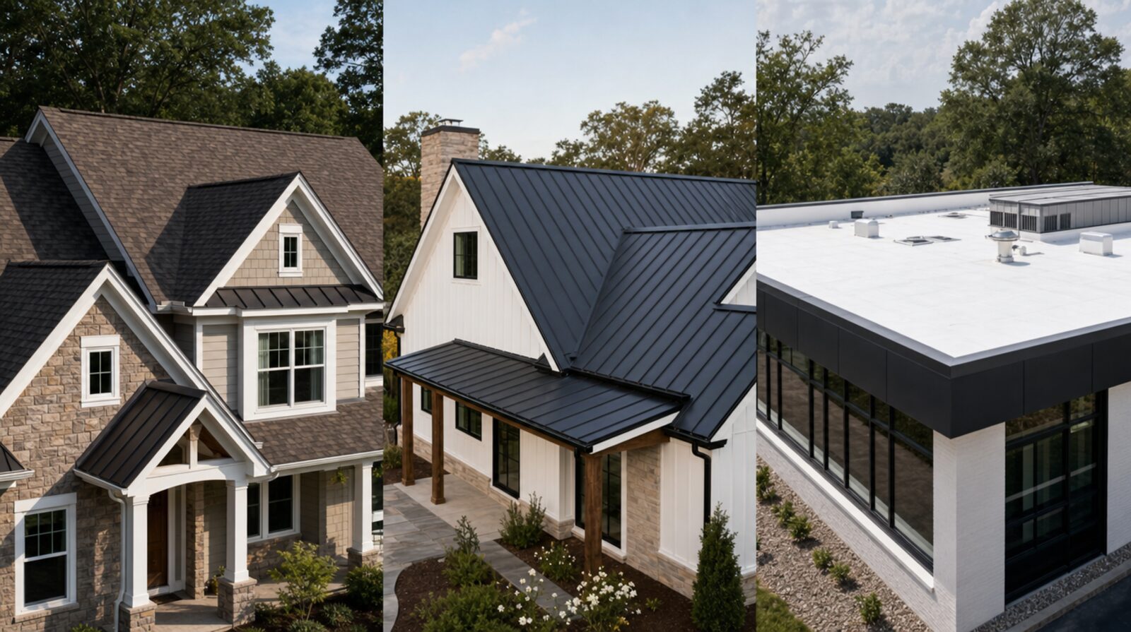 Shingle vs Metal vs TPO: Which Roof is Best for North Carolina Weather?