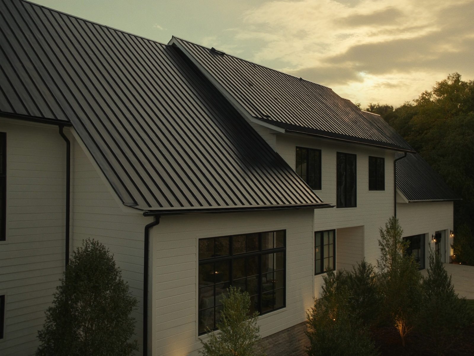 Standing seam metal roof