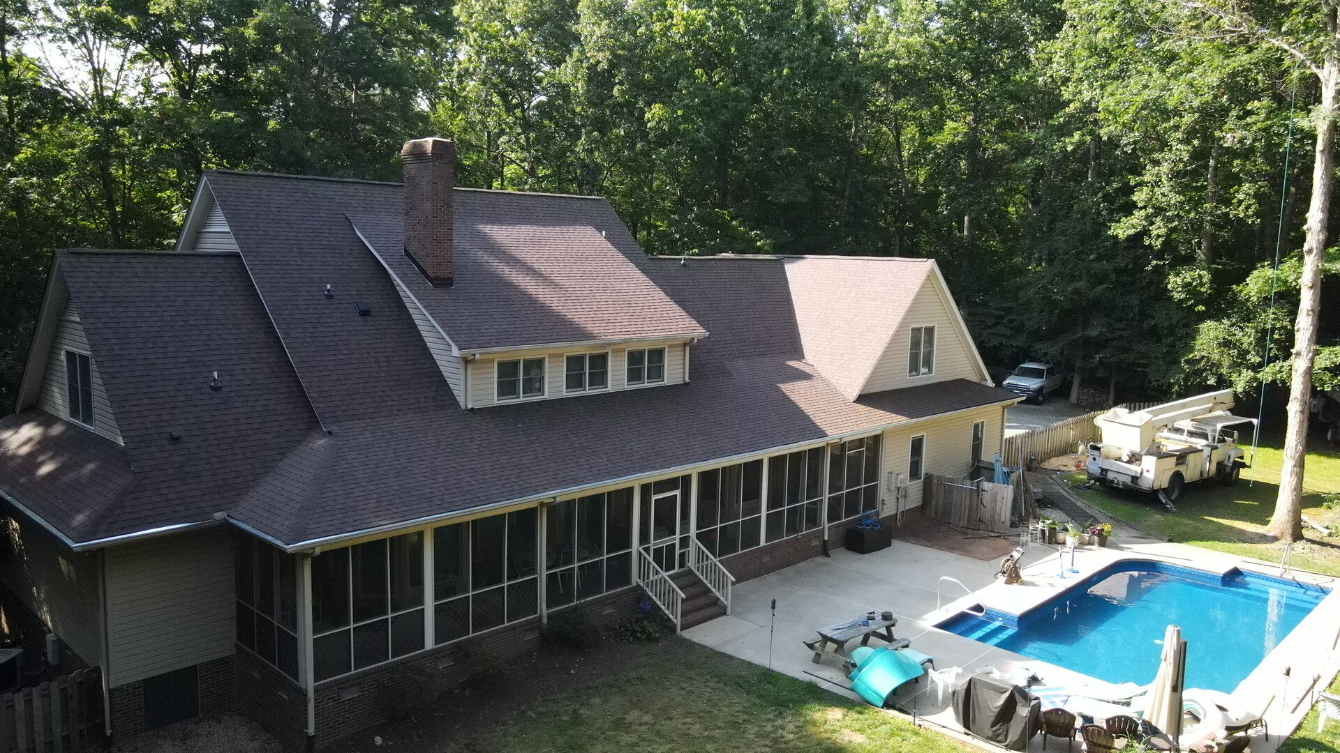 Precision aerial roof measurement