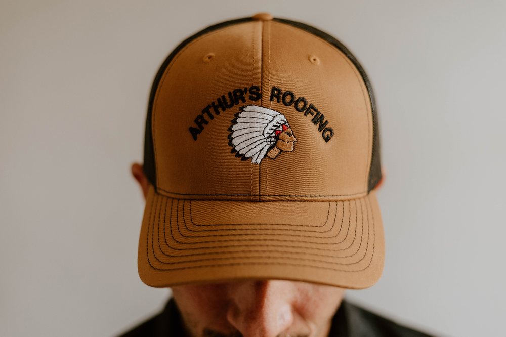 Arthur's Roofing embroidered cap
